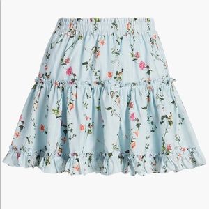 BRAND NEW, IN BAG, Hill House Home “Paz” skirt in Pond Floral